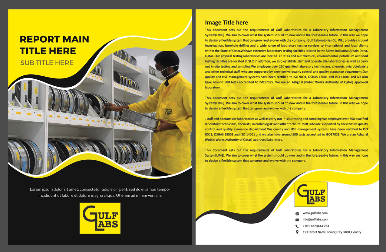 Design de Modèle Word par Best Design Hub pour Gulf Laboratories | Design #23204337