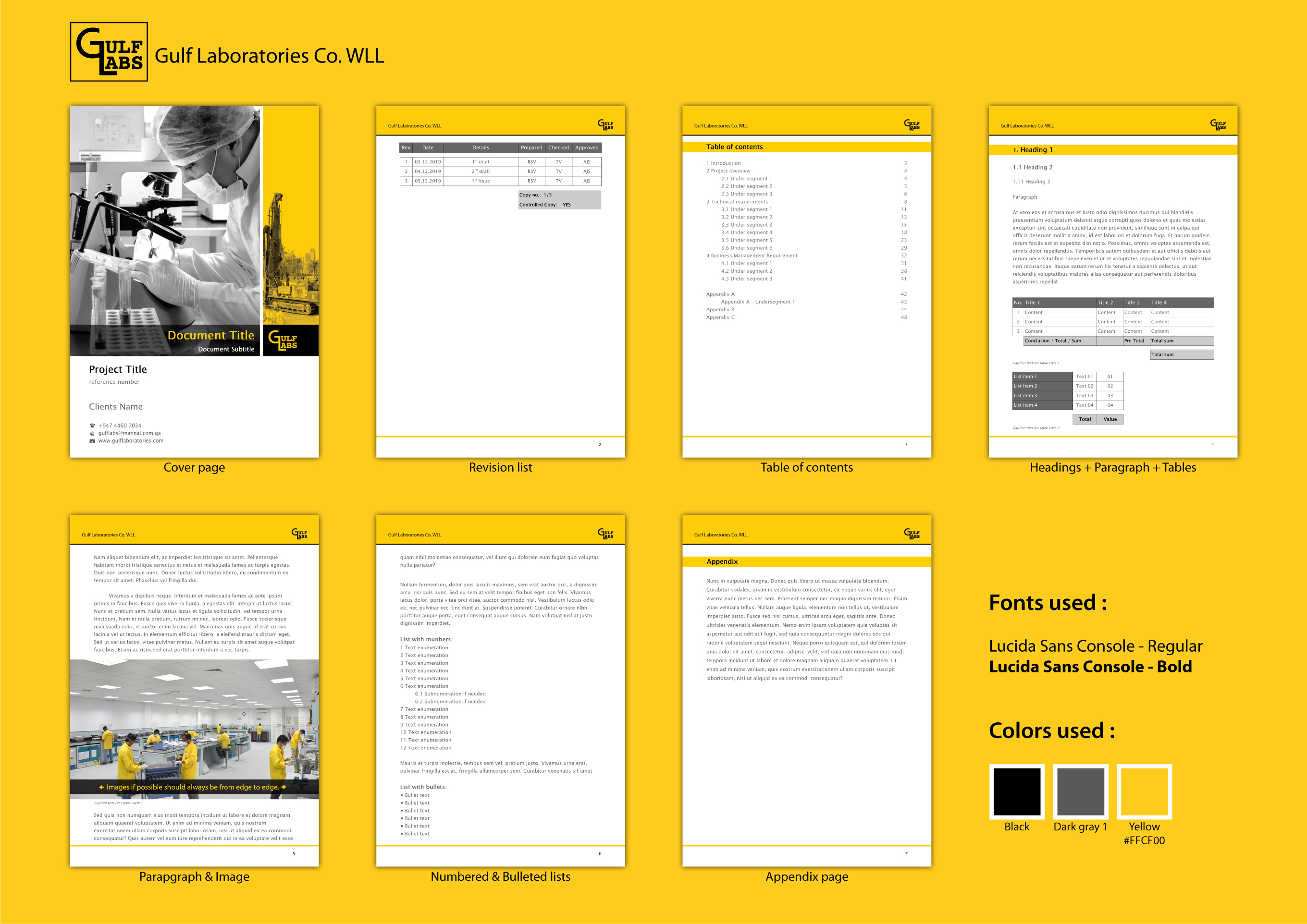 Word-Vorlage-Design von Gellert Fulop für Gulf Laboratories | Design #23217946