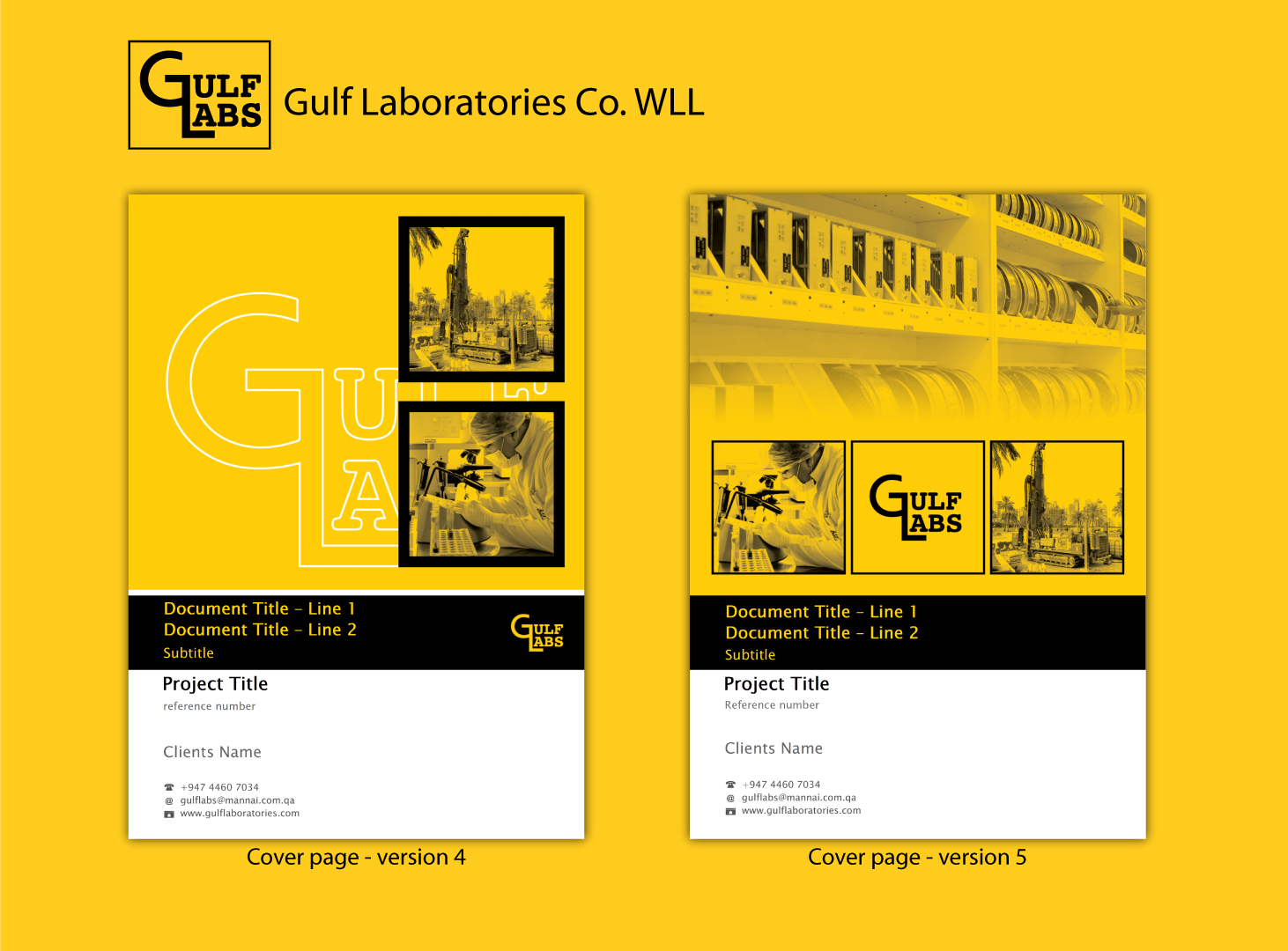 Design de Modèle Word par Gellert Fulop pour Gulf Laboratories | Design #23223357