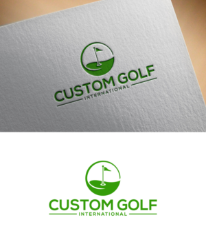 Custom Golf International | Logo Design by JAHID BIN JAFAR