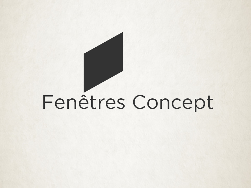 Logo Design by Petrol Design for Fenêtres Concept | Design #23171066