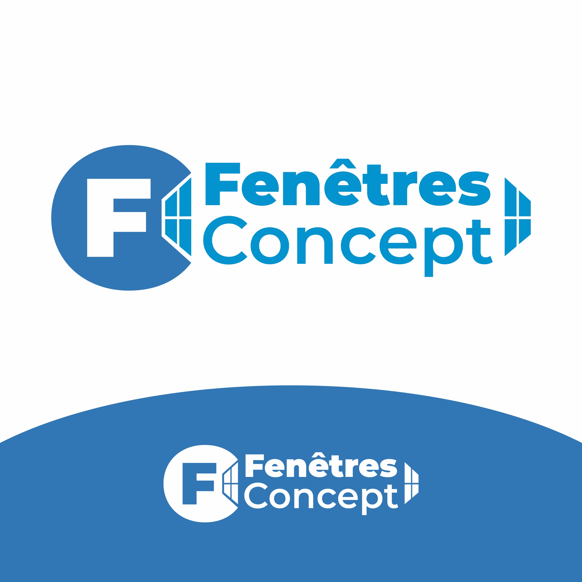 Logo-Design von Ahmed Graphics für Fenêtres Concept | Design #23176140