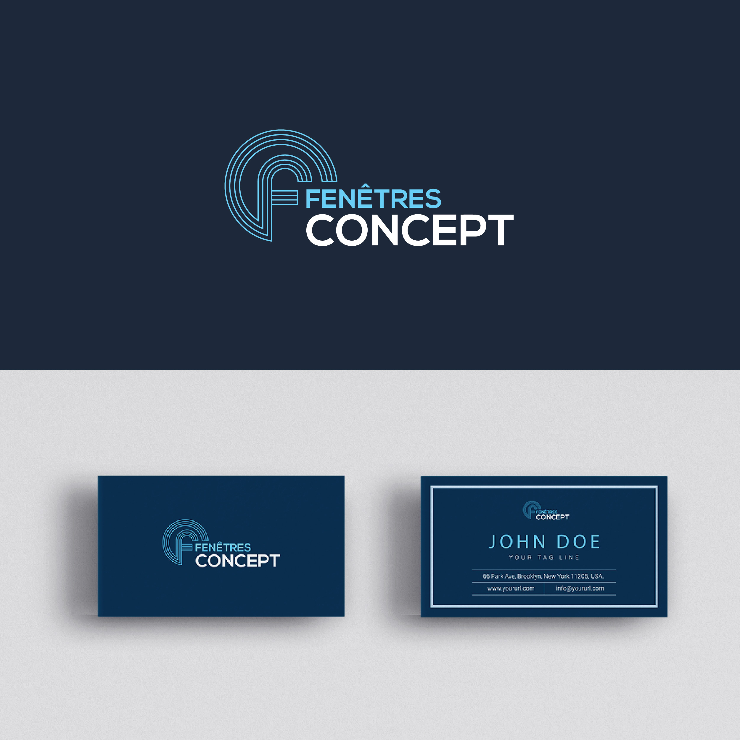 Logo-Design von Zakir 4 für Fenêtres Concept | Design #23223720