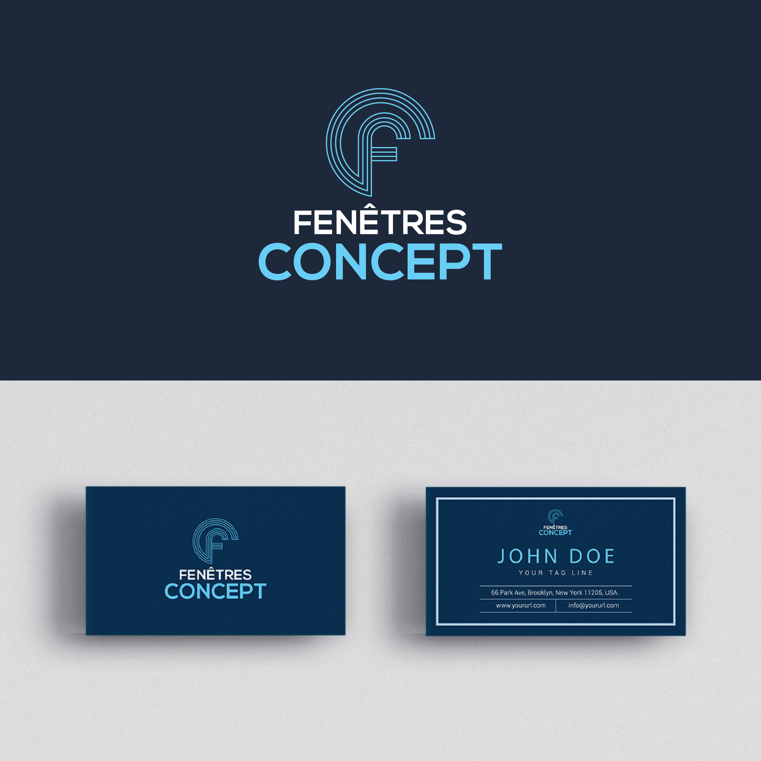 Logo-Design von Zakir 4 für Fenêtres Concept | Design #23223722