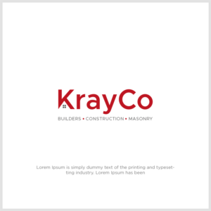 Logo Design by luthfanajah 2 for KrayCo Builders, LLC | Design: #23217434