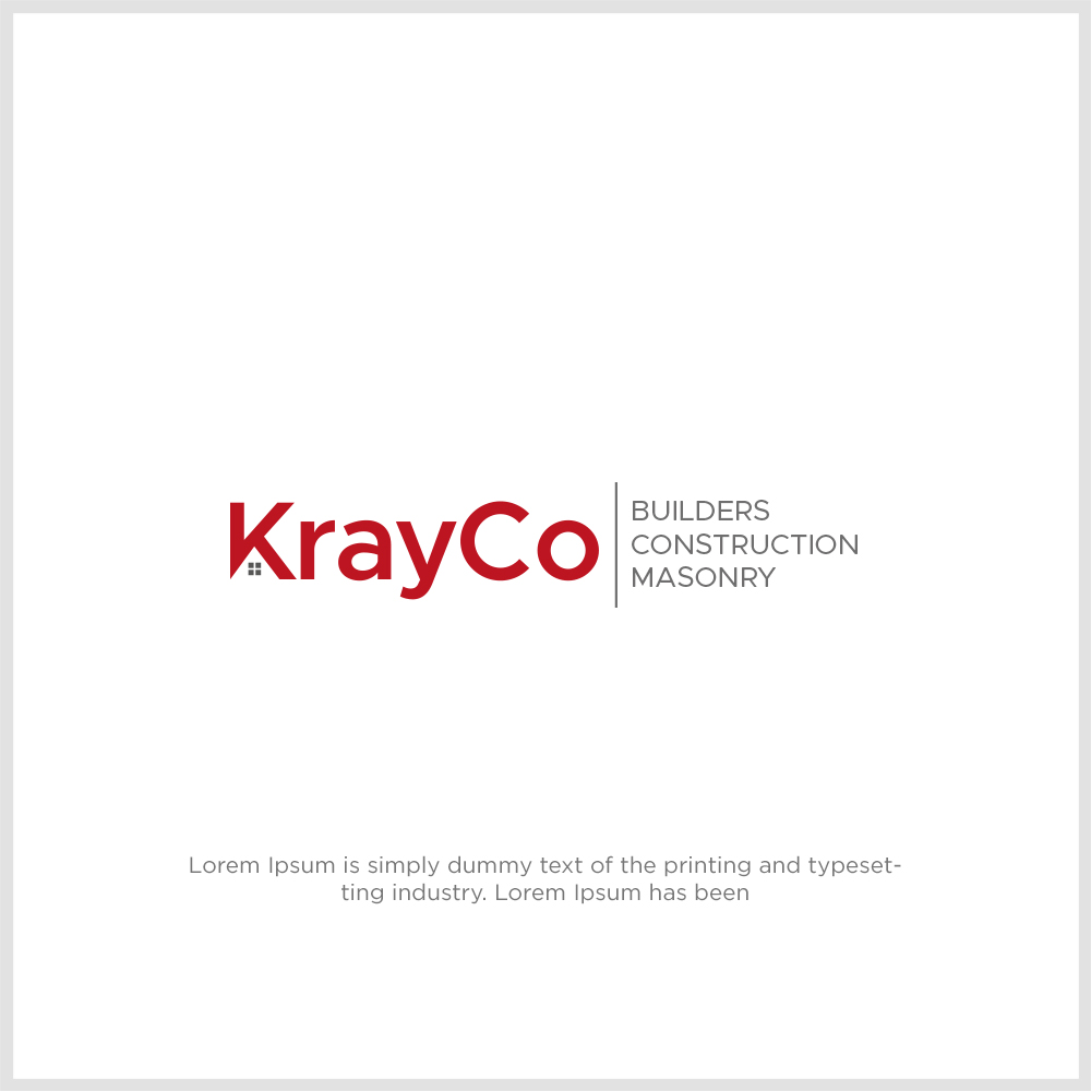 Logo Design by luthfanajah 2 for KrayCo Builders, LLC | Design #23217494