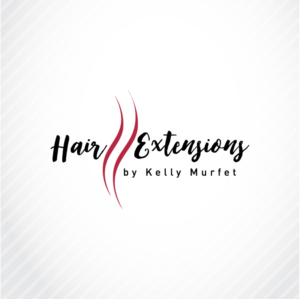 Logo Design by ShakiJav for Hair extensions by kelly Murfet  | Design: #23178681