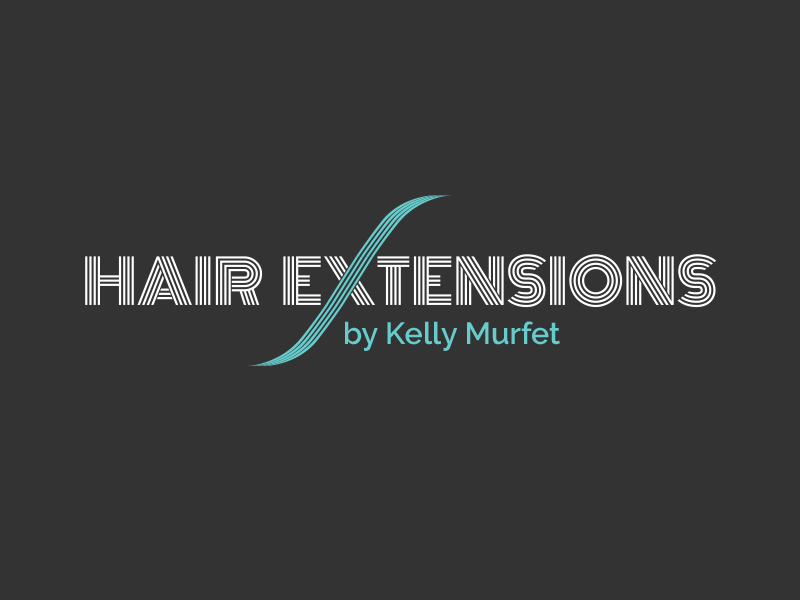 Logo Design by Petrol Design for Hair extensions by kelly Murfet  | Design #23177459