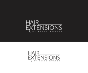 Hair extensions by kelly Murfet  | Diseño de Logo por Mario