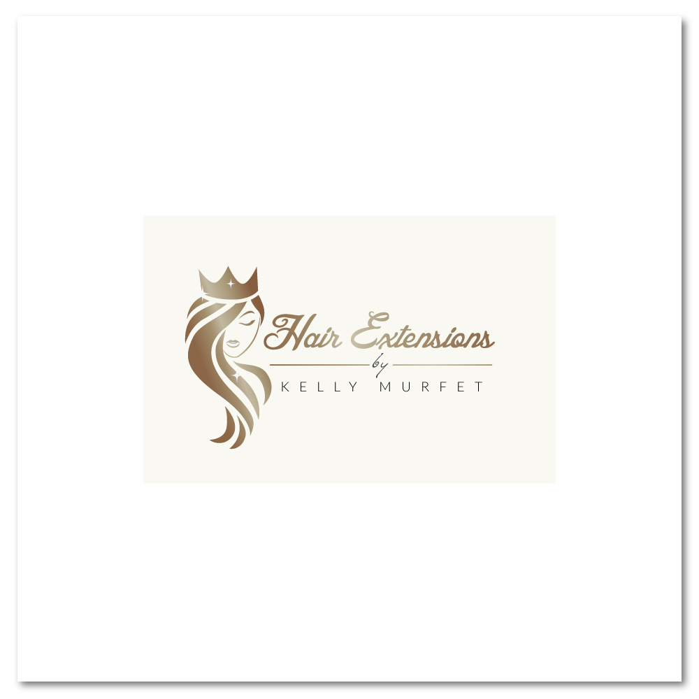 Logo Design by Sujit Banerjee for Hair extensions by kelly Murfet  | Design #23176029