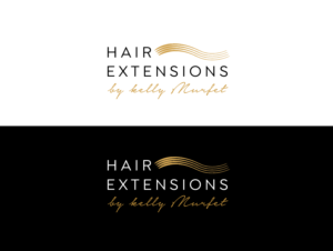 Hair extensions by kelly Murfet  | Diseño de Logo por wonderland
