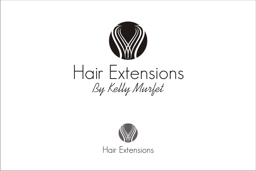 Logo Design by Emran Ali for Hair extensions by kelly Murfet  | Design #23192196