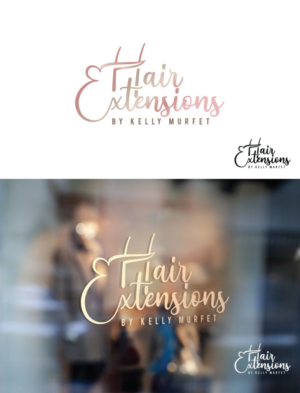 Hair extensions by kelly Murfet  | Logo-Design von AbhishekkM'24