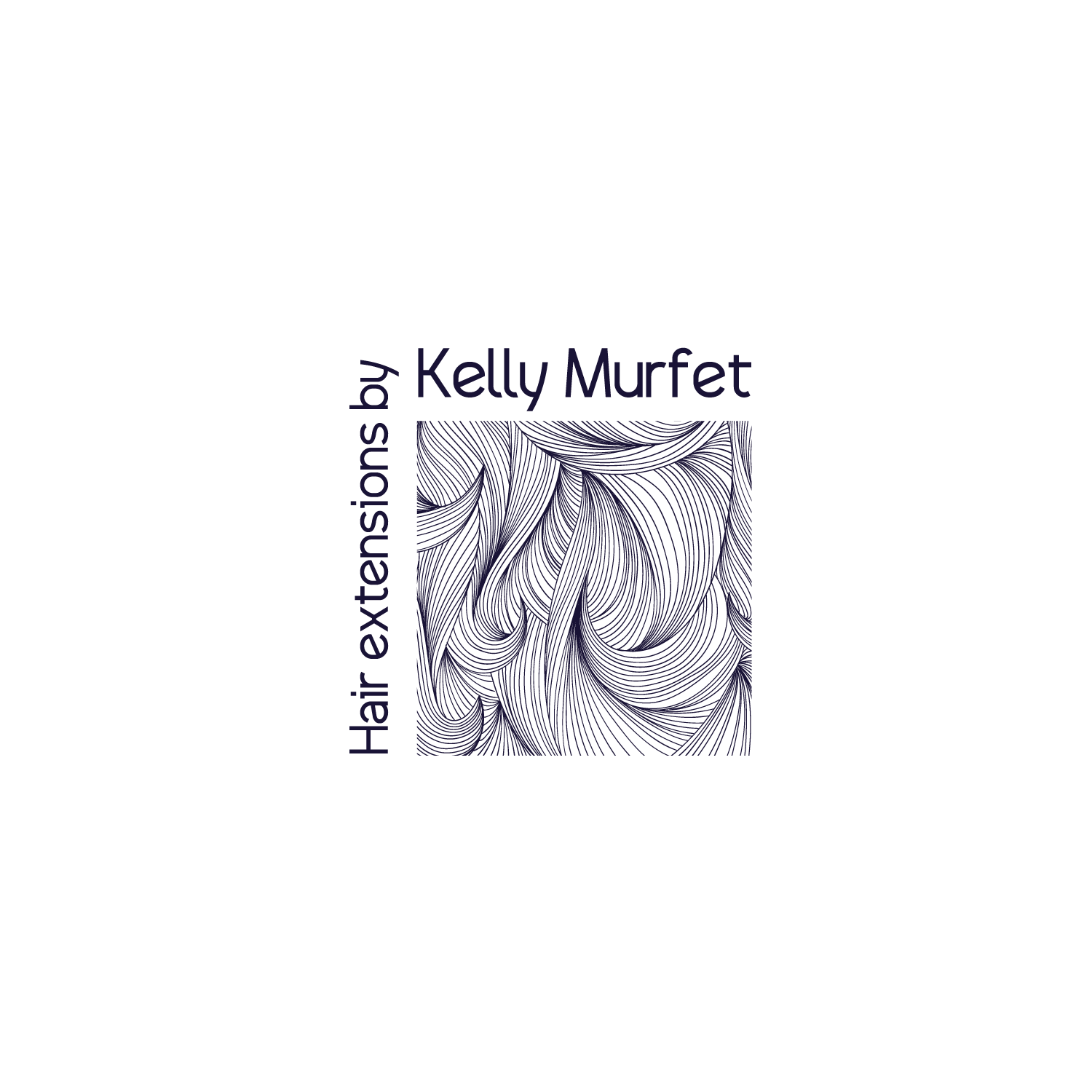 Logo Design by Foma for Hair extensions by kelly Murfet  | Design #23209151