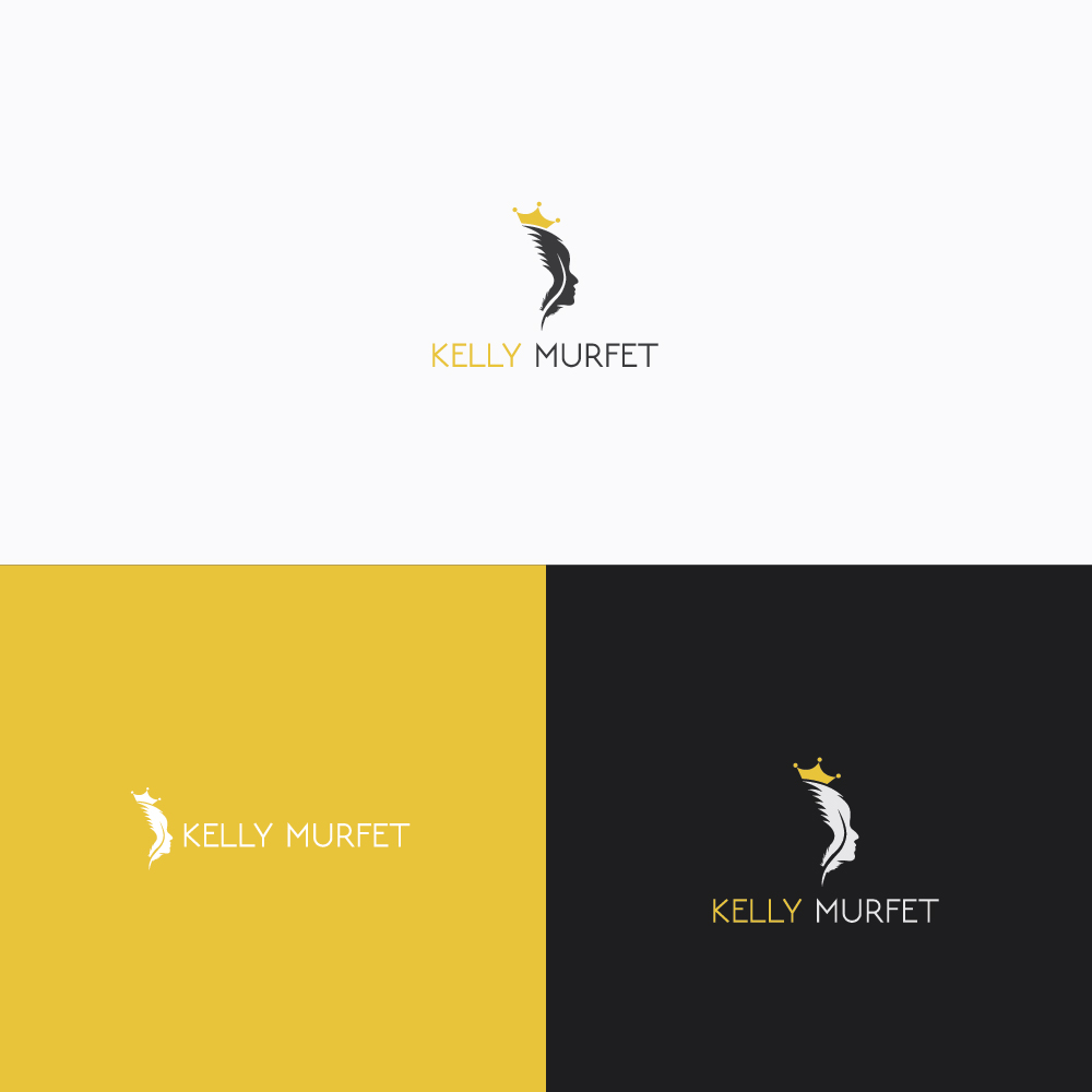 Logo Design by AL-BARAKAH for Hair extensions by kelly Murfet  | Design #23175714