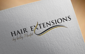 Hair extensions by kelly Murfet  | Logo Design by Mr. Shakib's Design Studio
