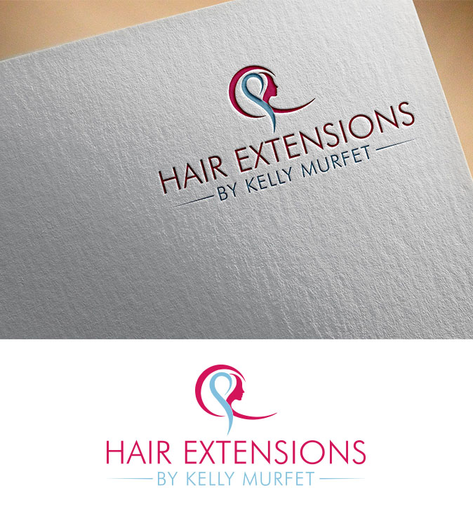 Logo Design by Aliqa Design for Hair extensions by kelly Murfet  | Design #23174447