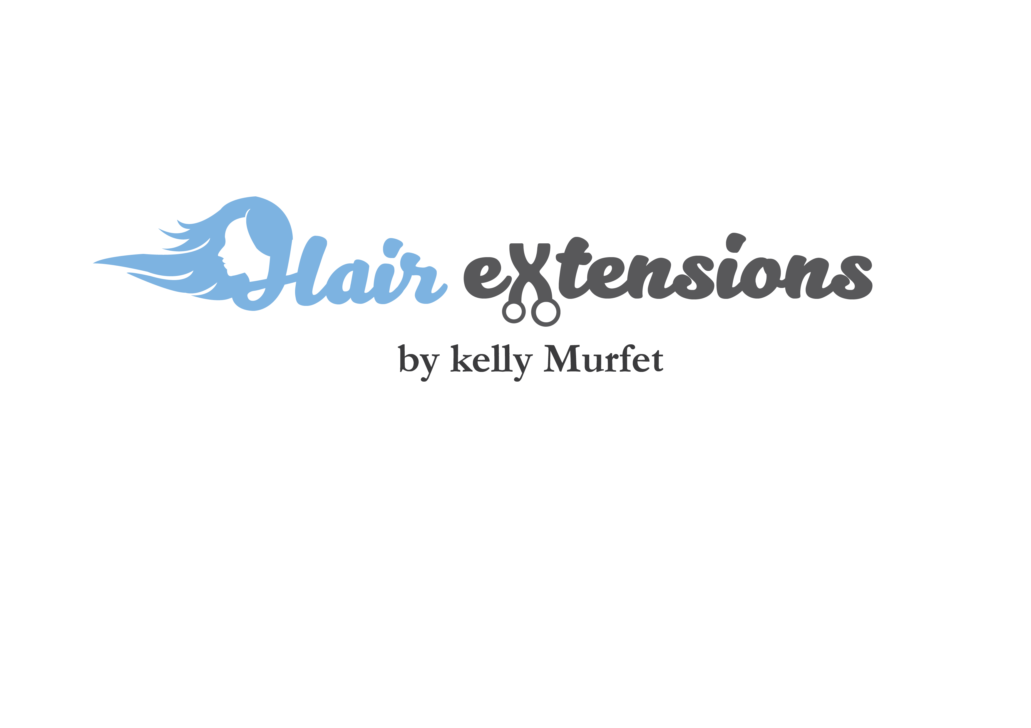 Logo Design by ahi for Hair extensions by kelly Murfet  | Design #23211000