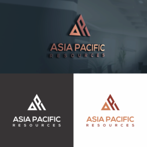 APR in larger font, with Asia Pacific Resources eg. underneath.  | Logo Design by ZiangArt_Studio