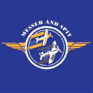 Messerschmidt and Spitfire Acrobatic Skydiving Team Emblem  | Design de T-shirt par 75-R-P-Z