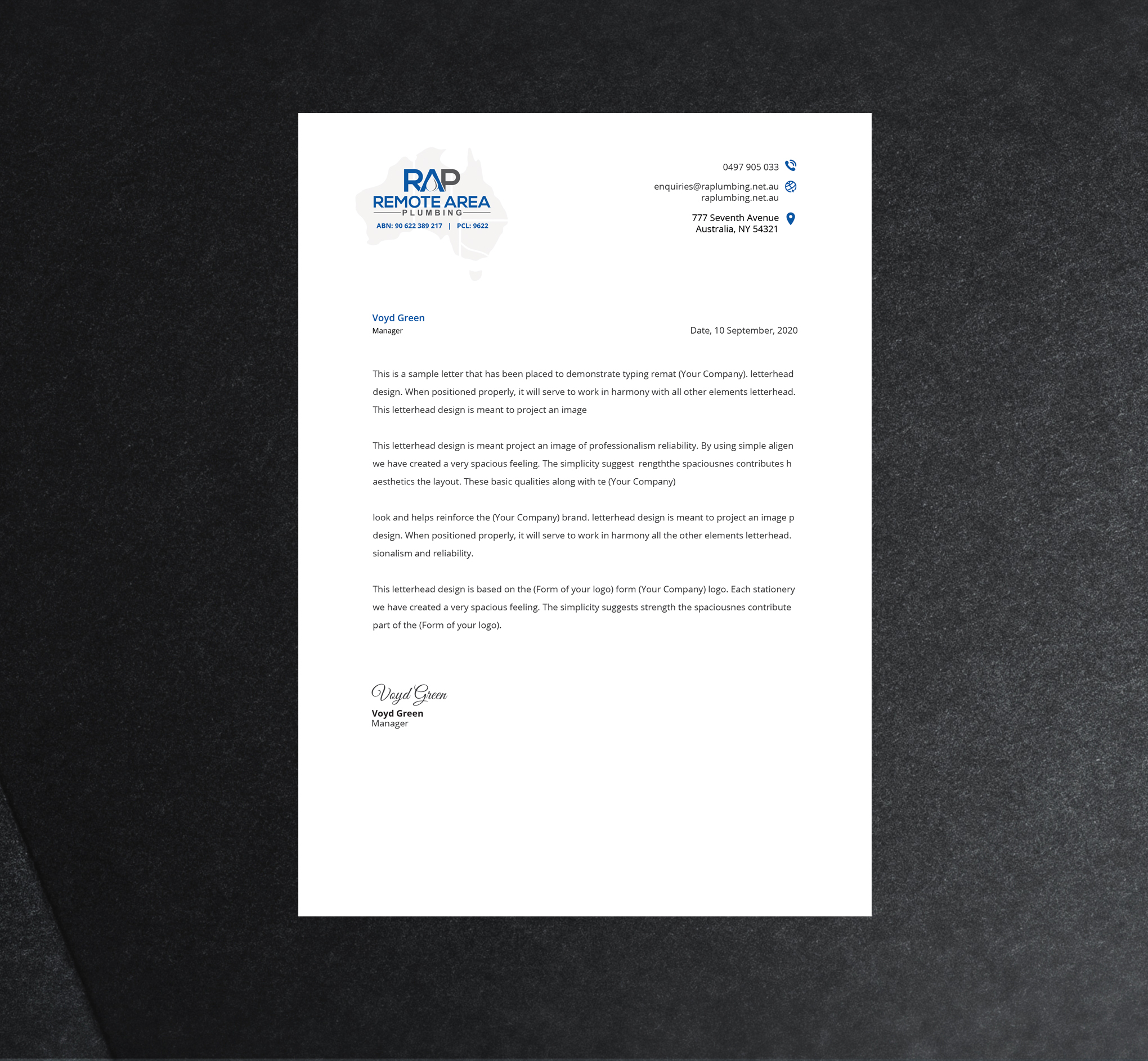 Diseño de Papelería por Senthil Kumaar V para este proyecto | Diseño #23217774