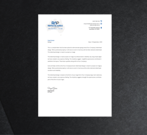 Stationery Design by Senthil Kumaar V for this project | Design: #23217774
