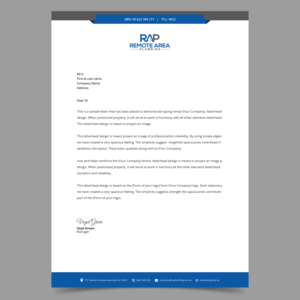 Stationery Design by Senthil Kumaar V for this project | Design: #23217782