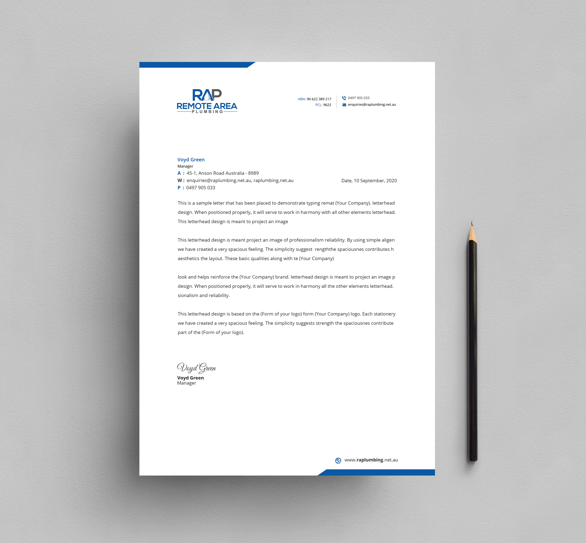 Stationery Design by Senthil Kumaar V for this project | Design #23217785