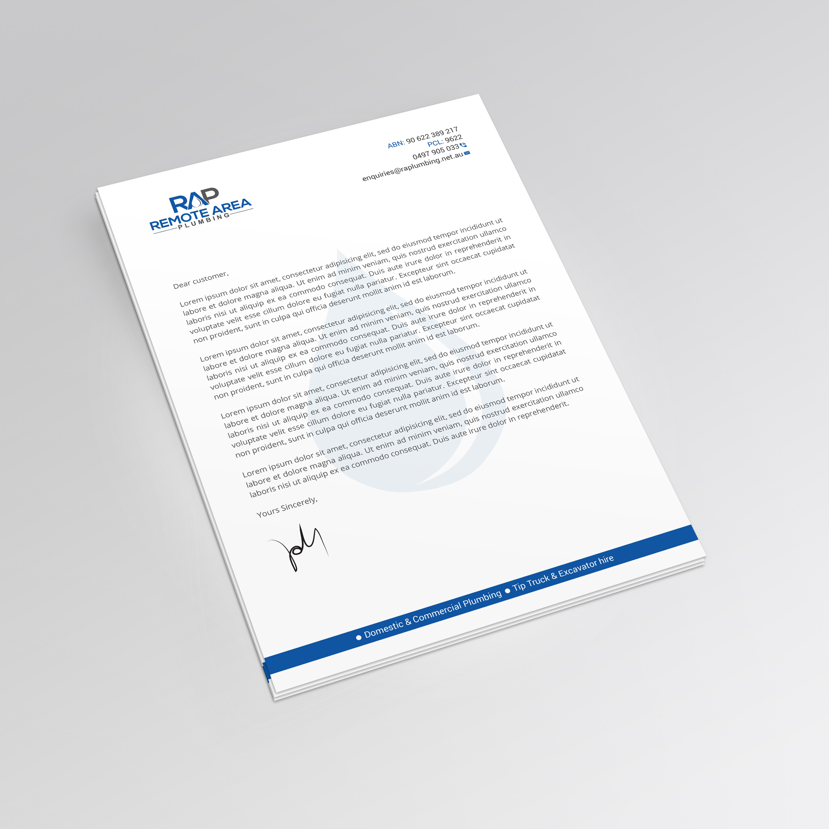 Stationery Design by R.design for this project | Design #23229870