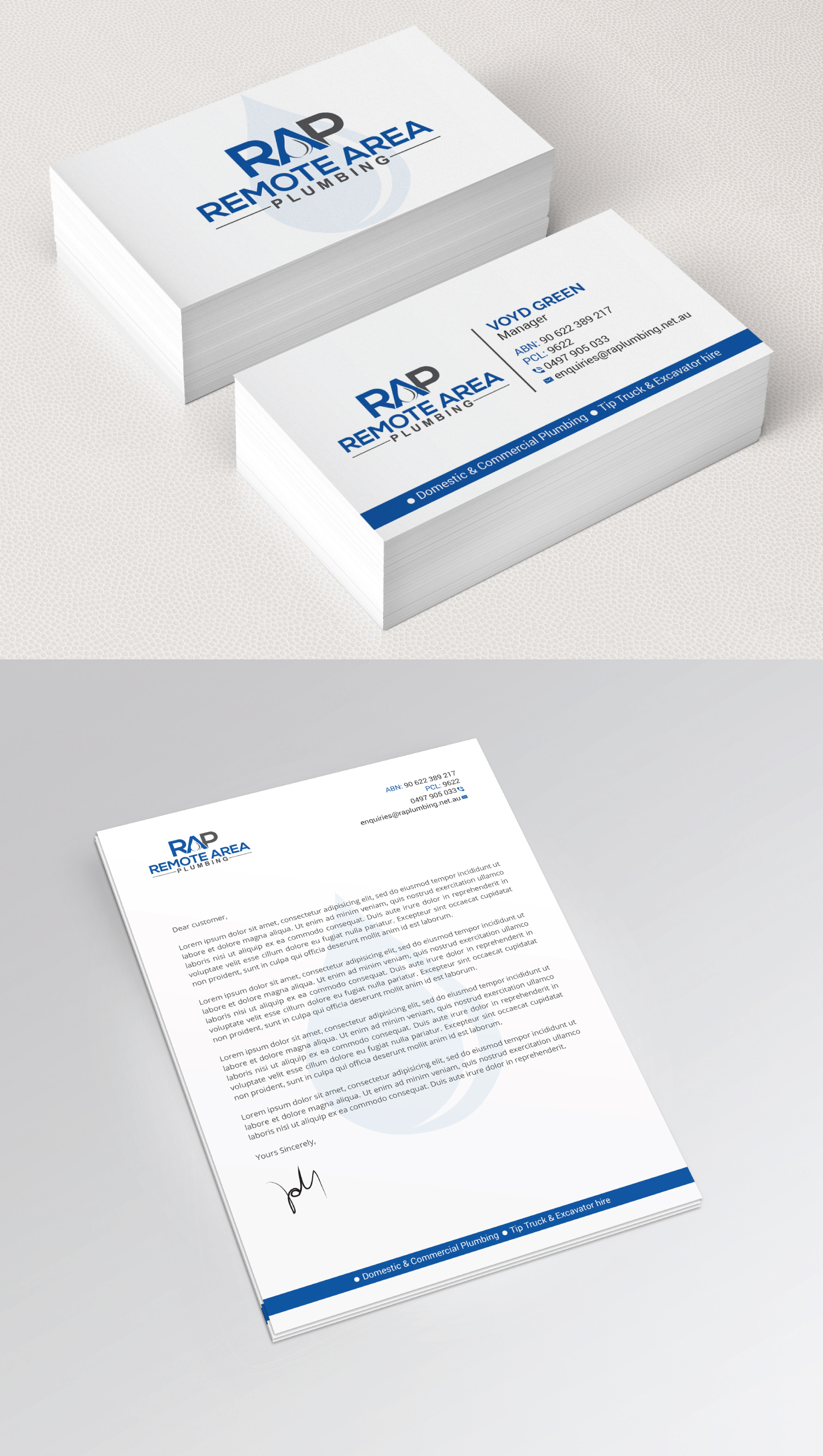 Stationery Design by R.design for this project | Design #23229897