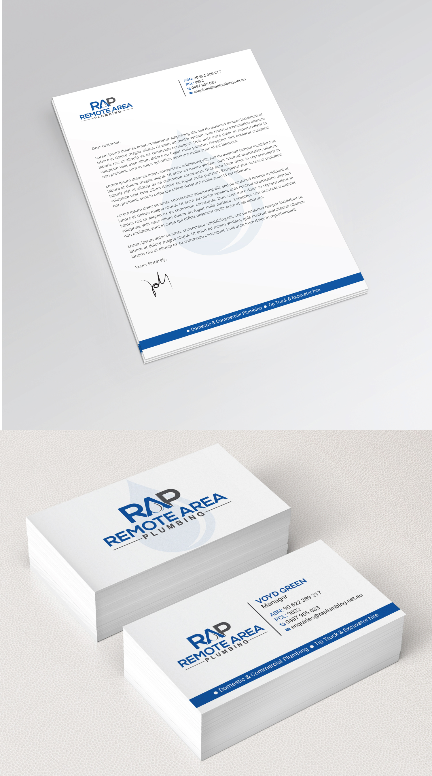 Stationery Design by R.design for this project | Design: #23229909