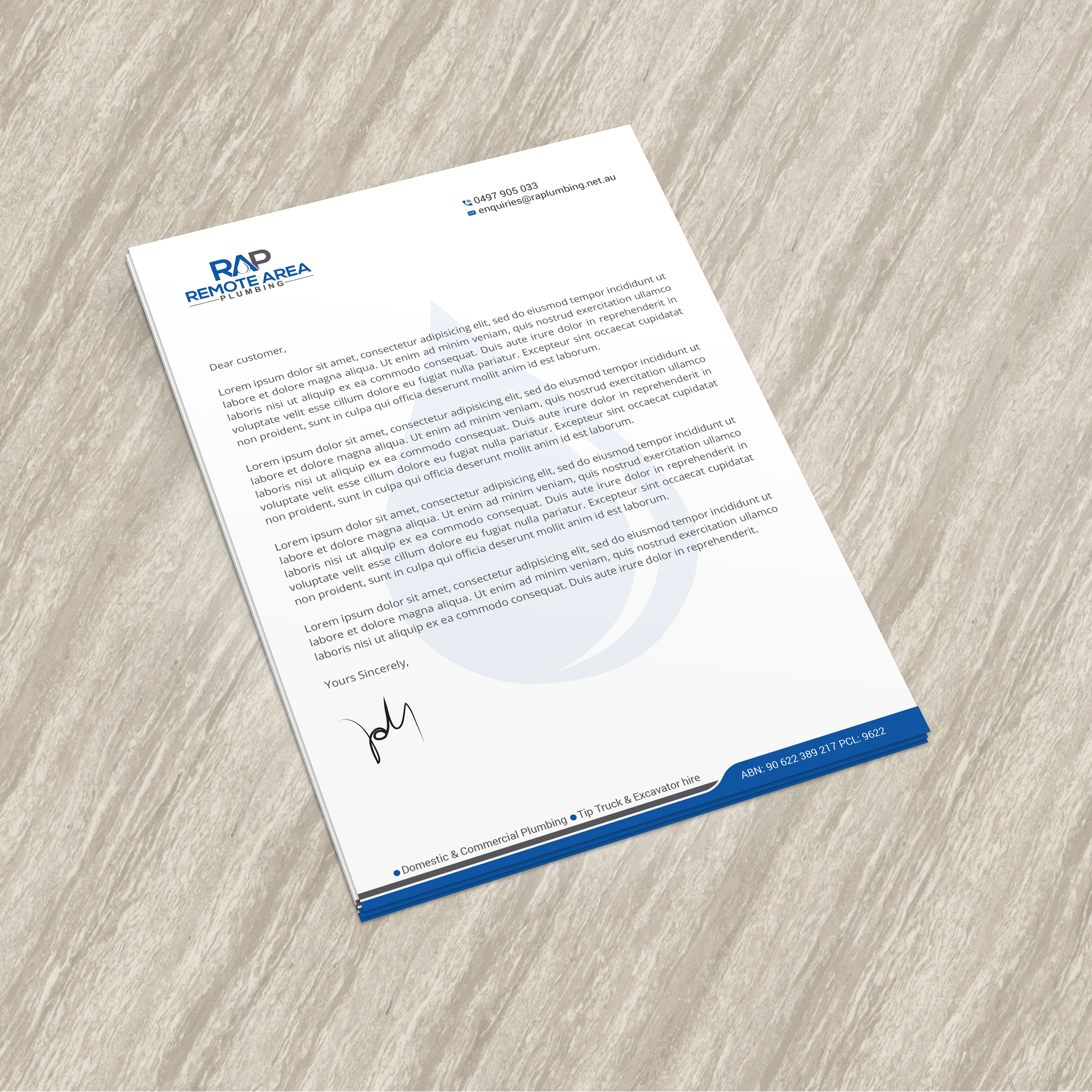 Stationery Design by R.design for this project | Design #23231013