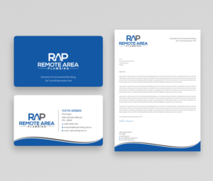 Remote Area Plumbing Business card & letter head design | Schreibwaren-Design von Uttom 2
