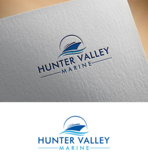 Hunter Valley Marine | Logo Design by Aliqa Design