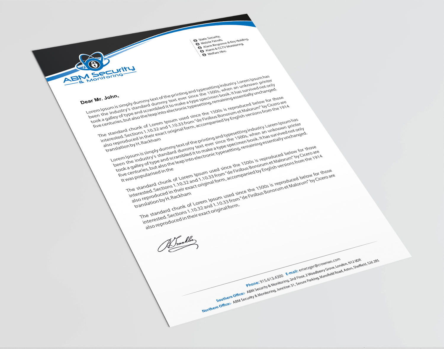 Briefkopf-Design von Infinitive Technology für dieses Projekt | Design #23180651