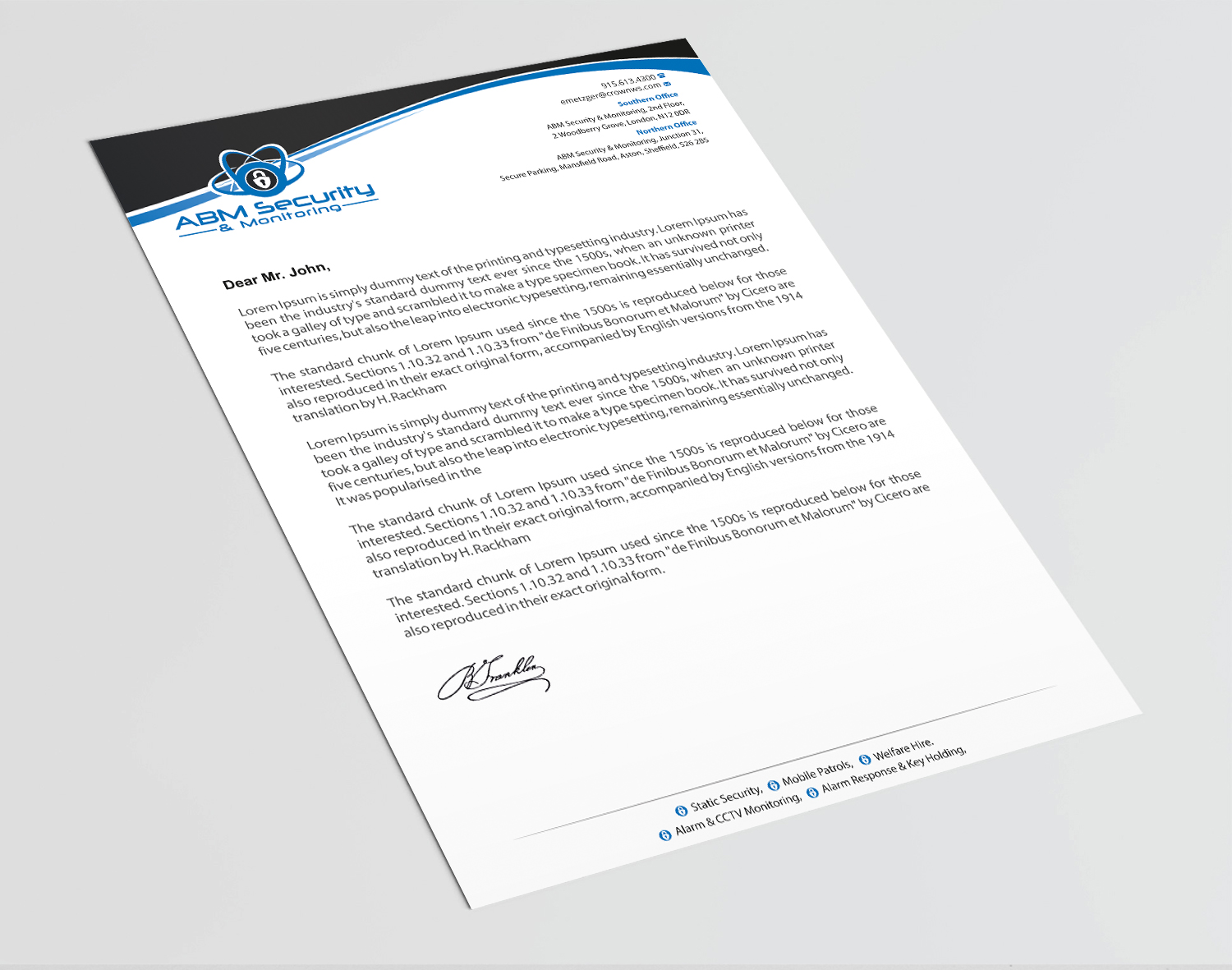 Letterhead Design by Infinitive Technology for this project | Design #23180655