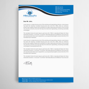 Letterhead Design by Infinitive Technology for this project | Design: #23190313