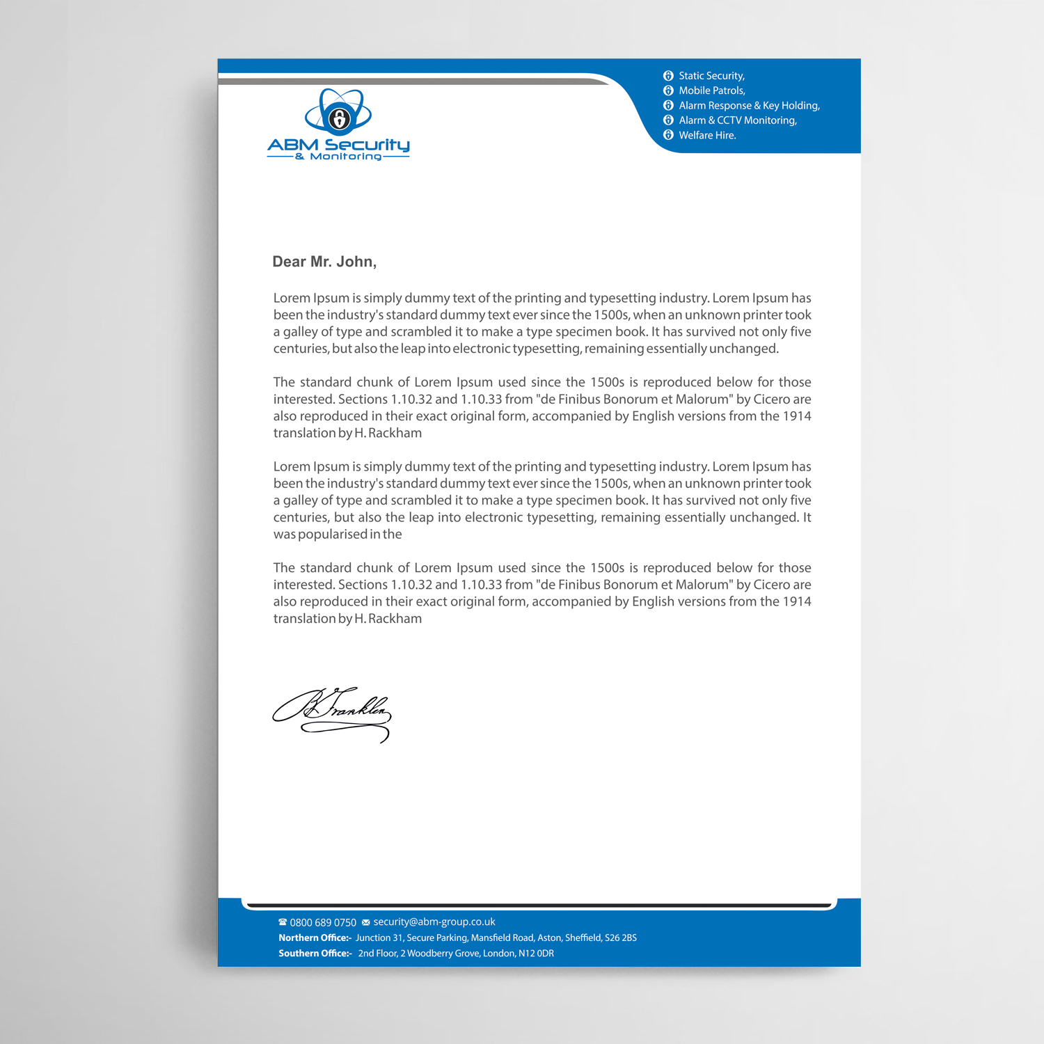 Letterhead Design by Infinitive Technology for this project | Design #23190315