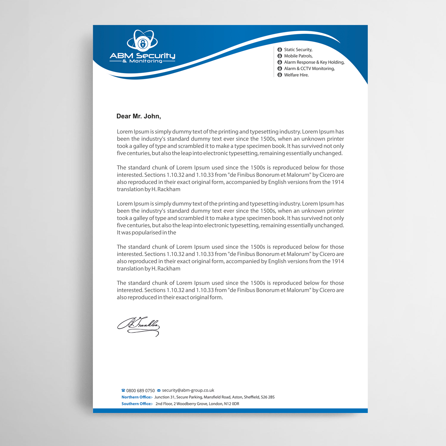 Letterhead Design by Infinitive Technology for this project | Design #23190316