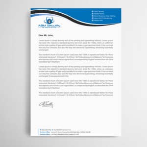 Letterhead Design by Infinitive Technology for this project | Design: #23190317