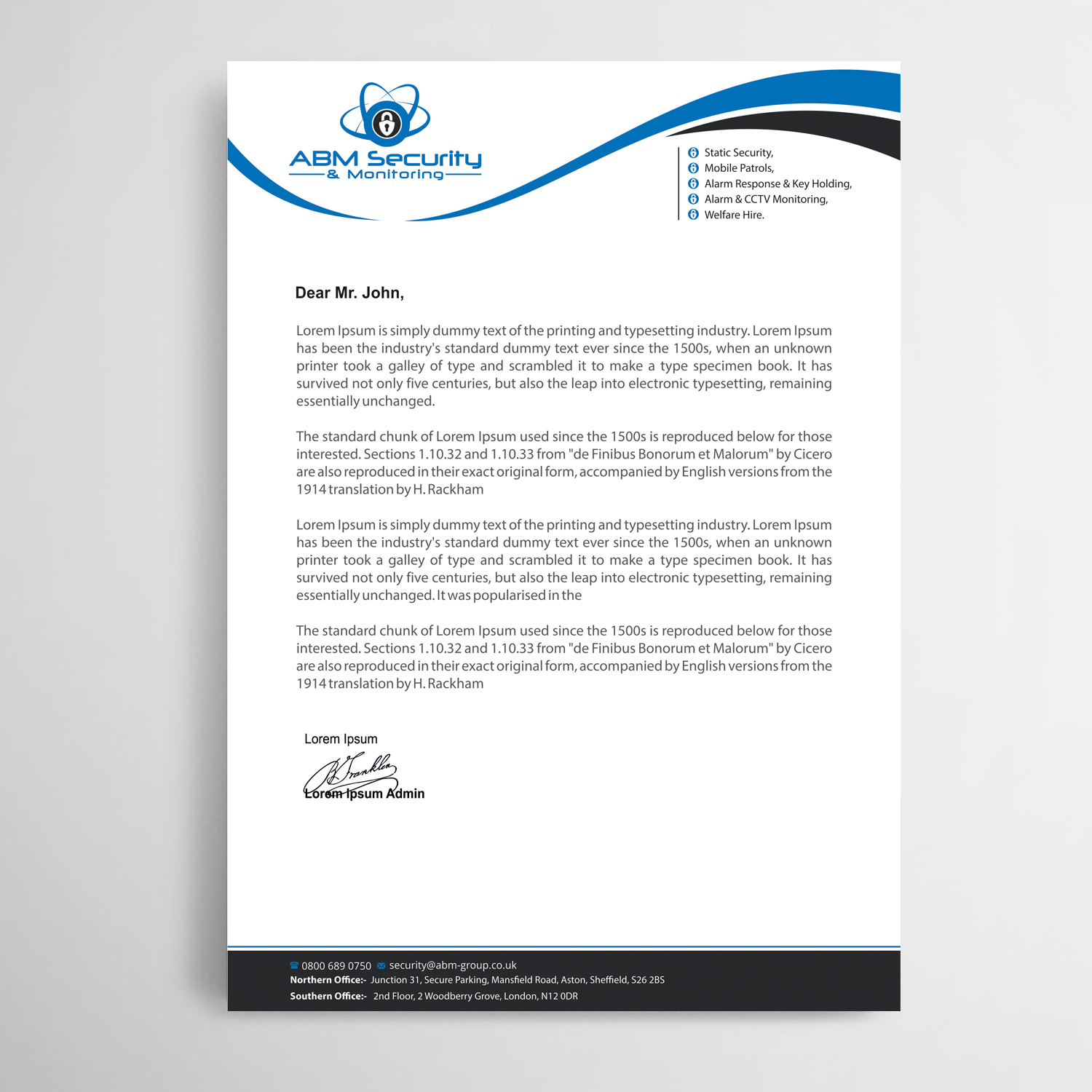 Letterhead Design by Infinitive Technology for this project | Design #23190326