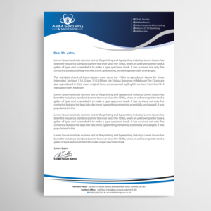 Letterhead Design by Infinitive Technology for this project | Design: #23190327