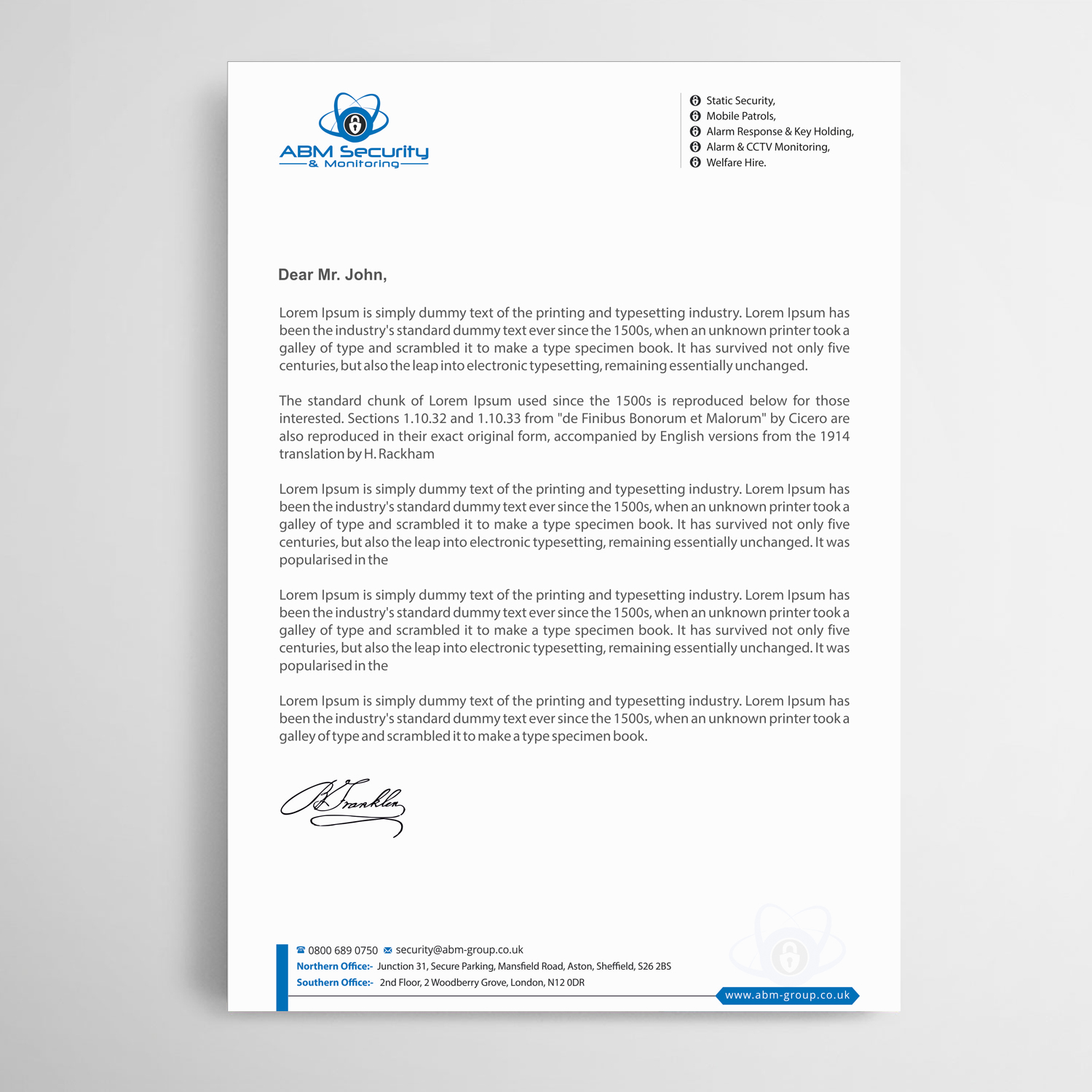 Letterhead Design by Infinitive Technology for this project | Design #23190328