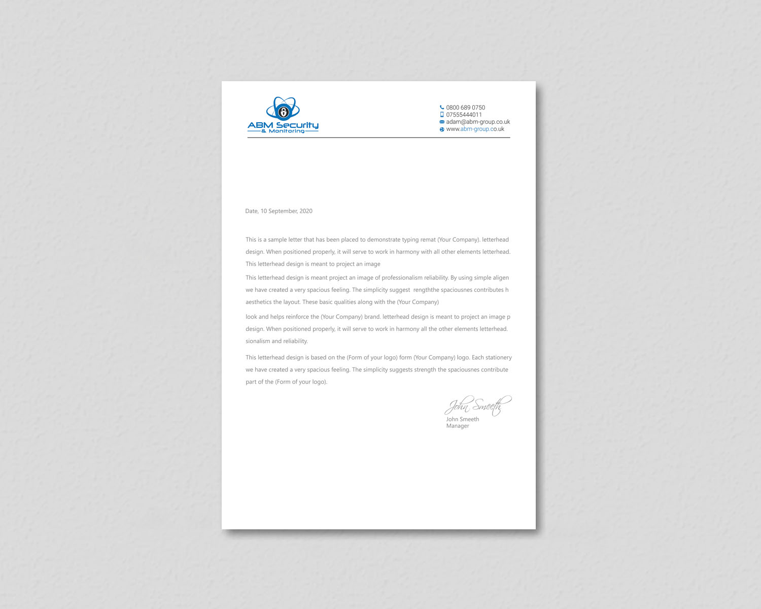 Letterhead Design by LAXMI DESIGNHUB for this project | Design #23183708
