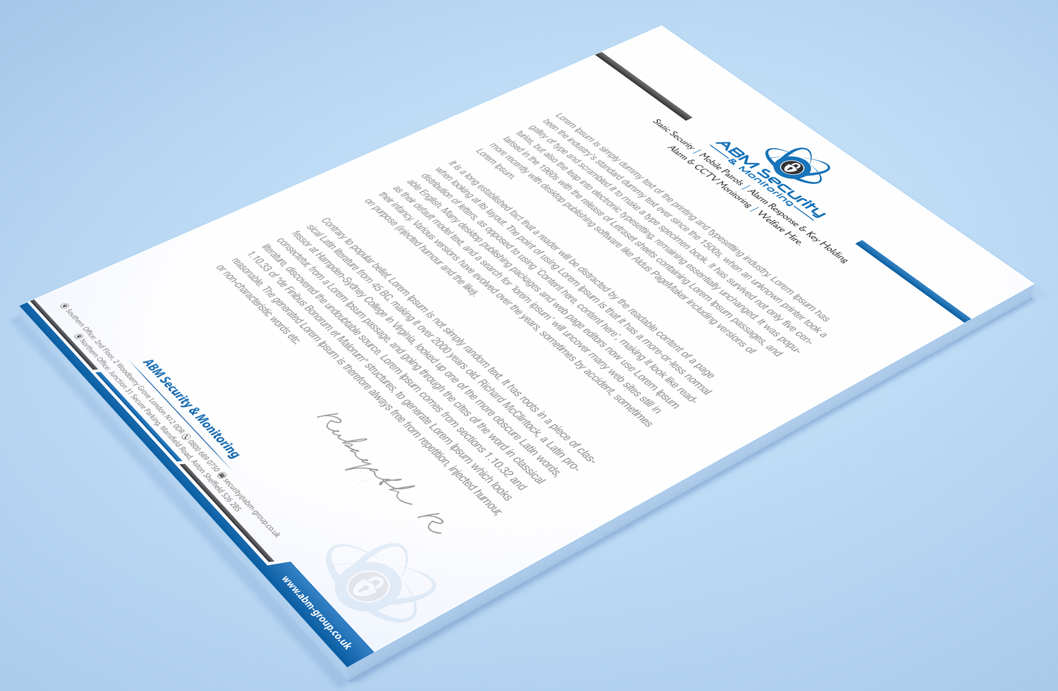Letterhead Design by Petter Goms for this project | Design #23183837