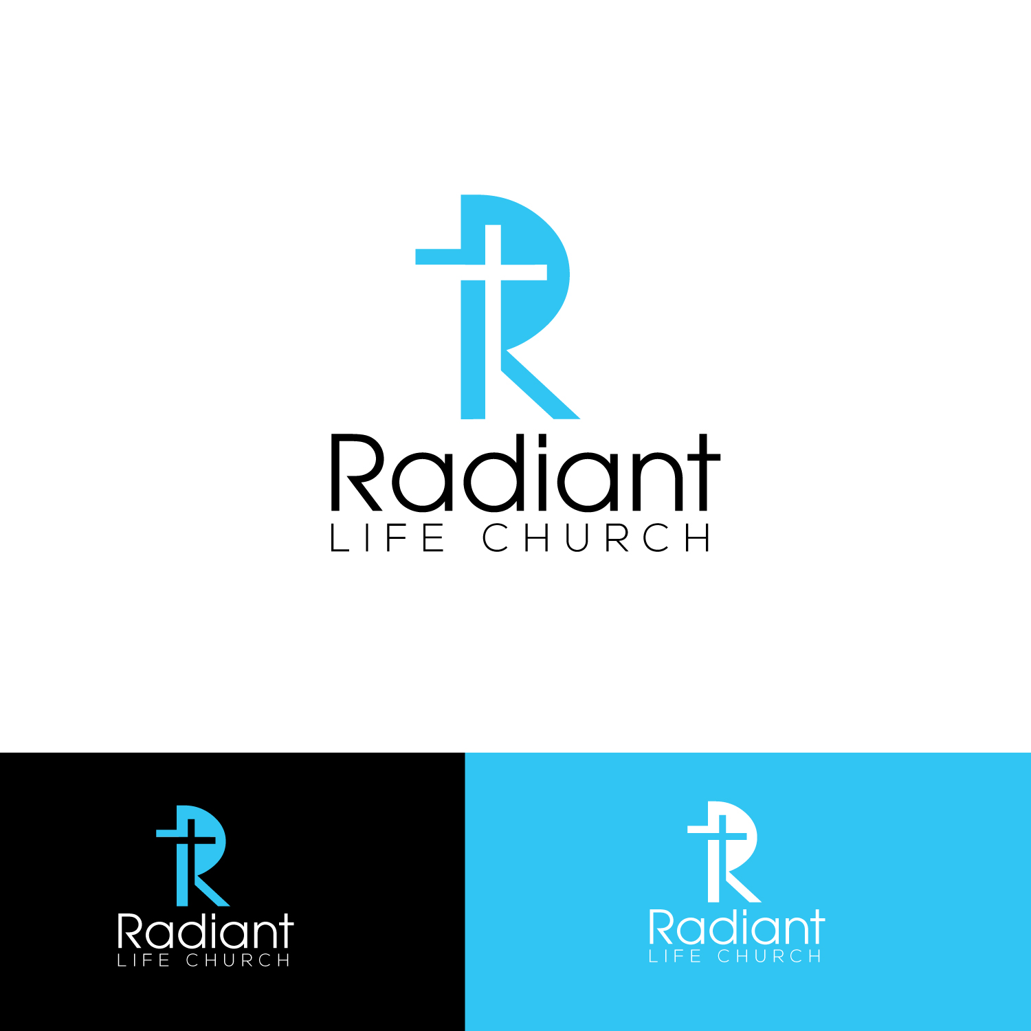 Logo Design by Paras Bali for Radiant Life Church | Design #23226998
