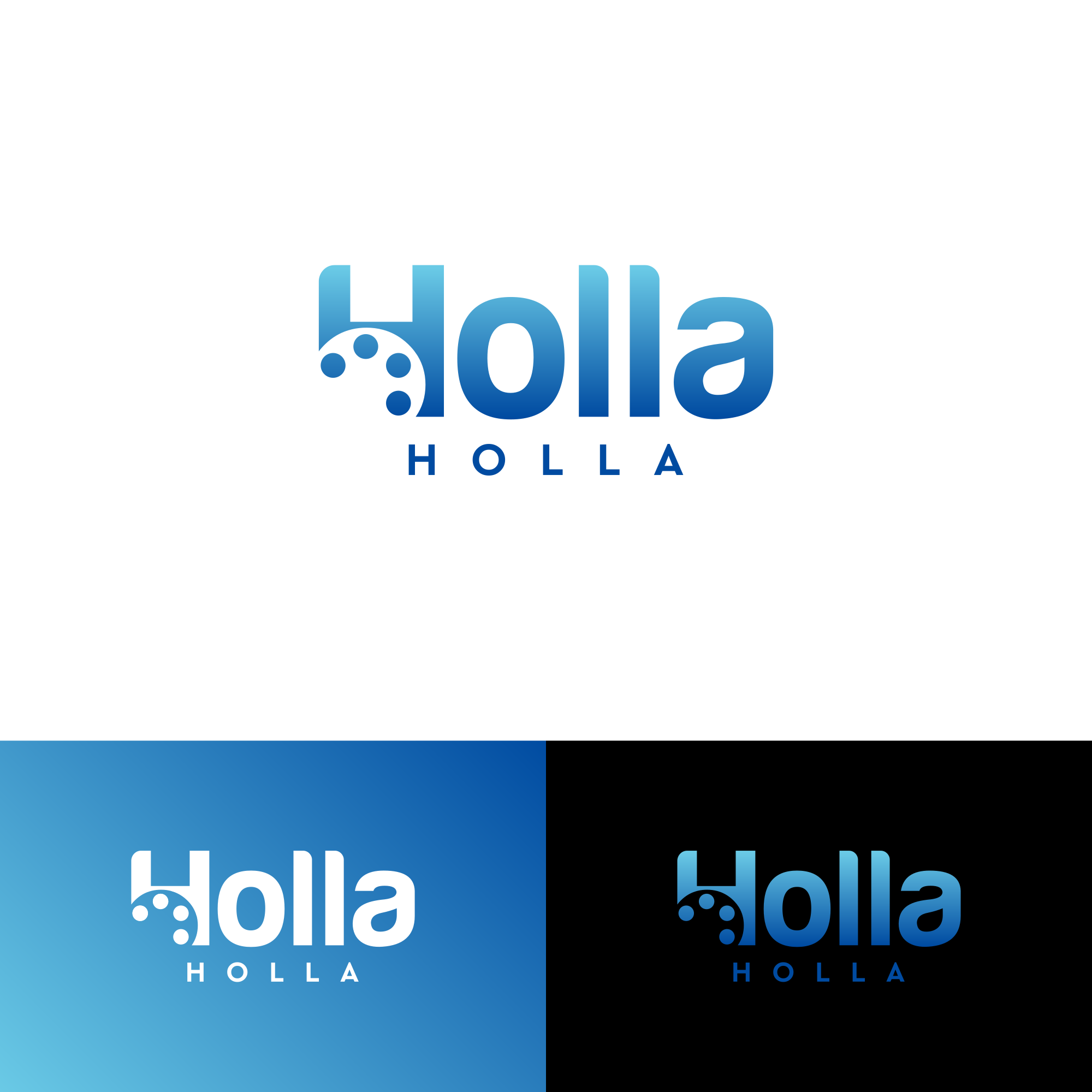 Logo Design by zatsukiki for Holla holla | Design #23184822