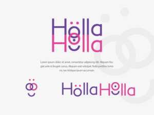 Logo Design by Happy Fish Creations for Holla holla | Design: #23189840