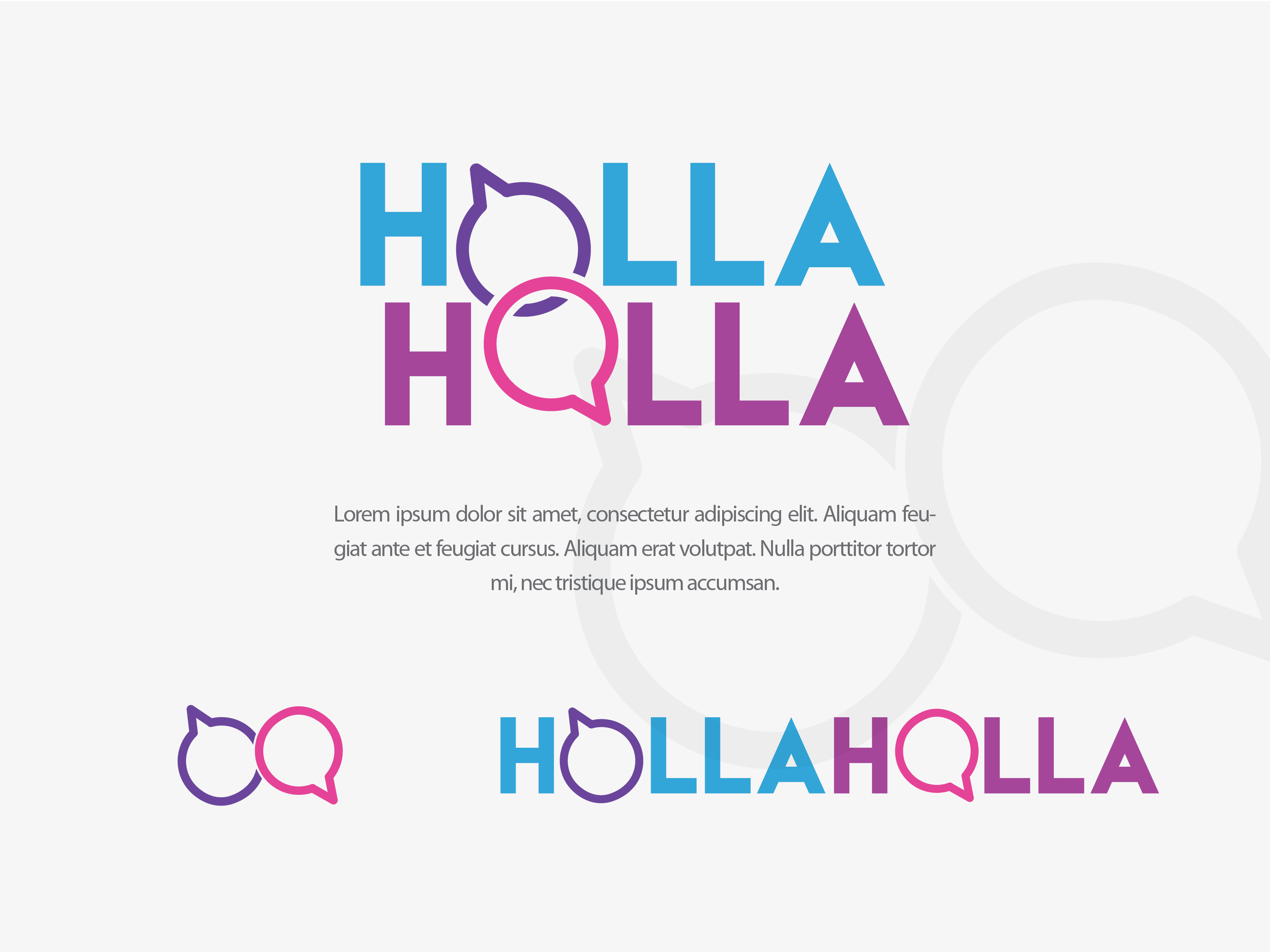 Logo Design by Happy Fish Creations for Holla holla | Design #23205423