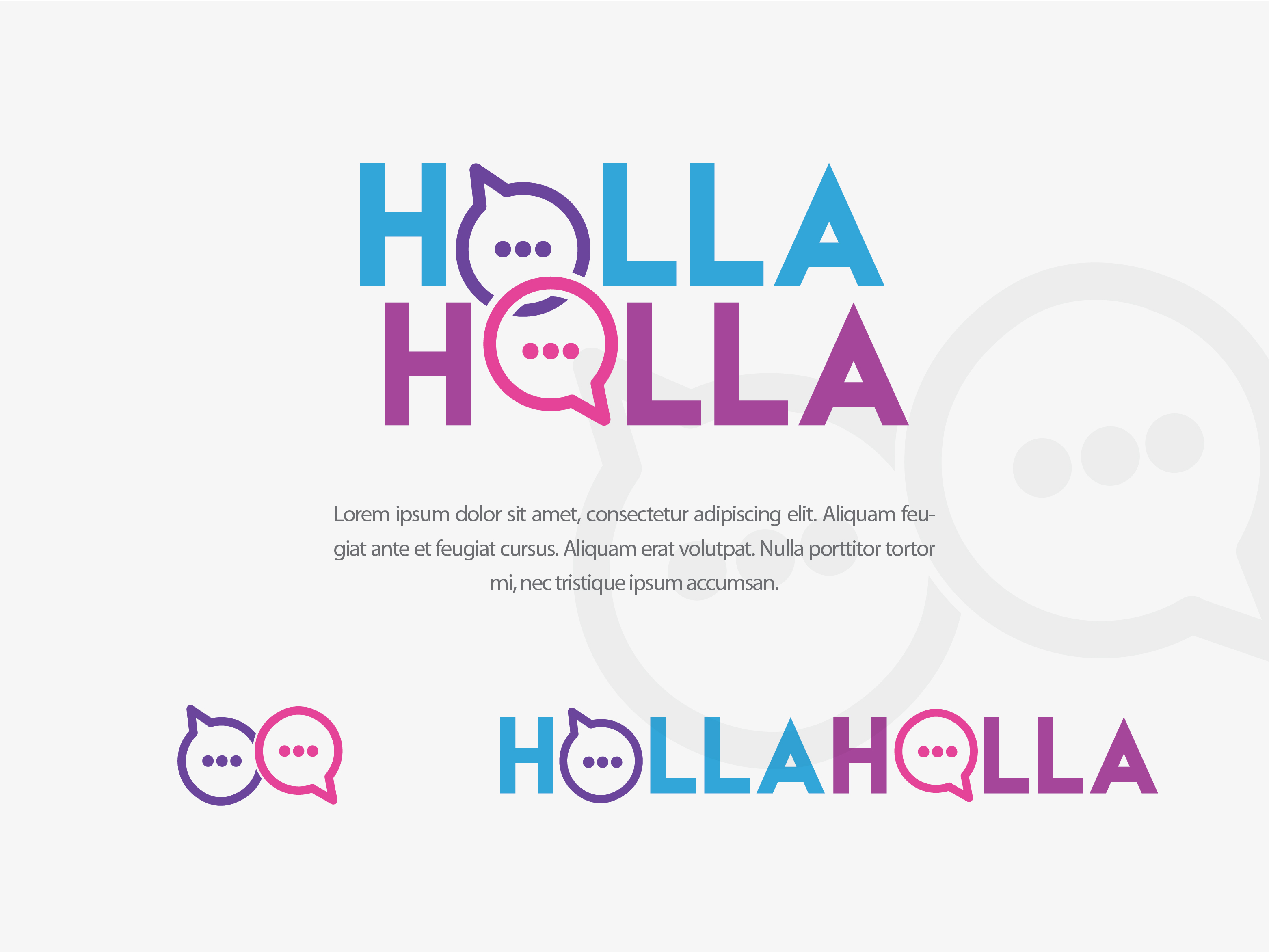 Diseño de Logo por Happy Fish Creations para Holla holla | Diseño #23205427